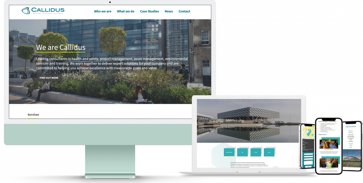 The Callidus website in Drupal